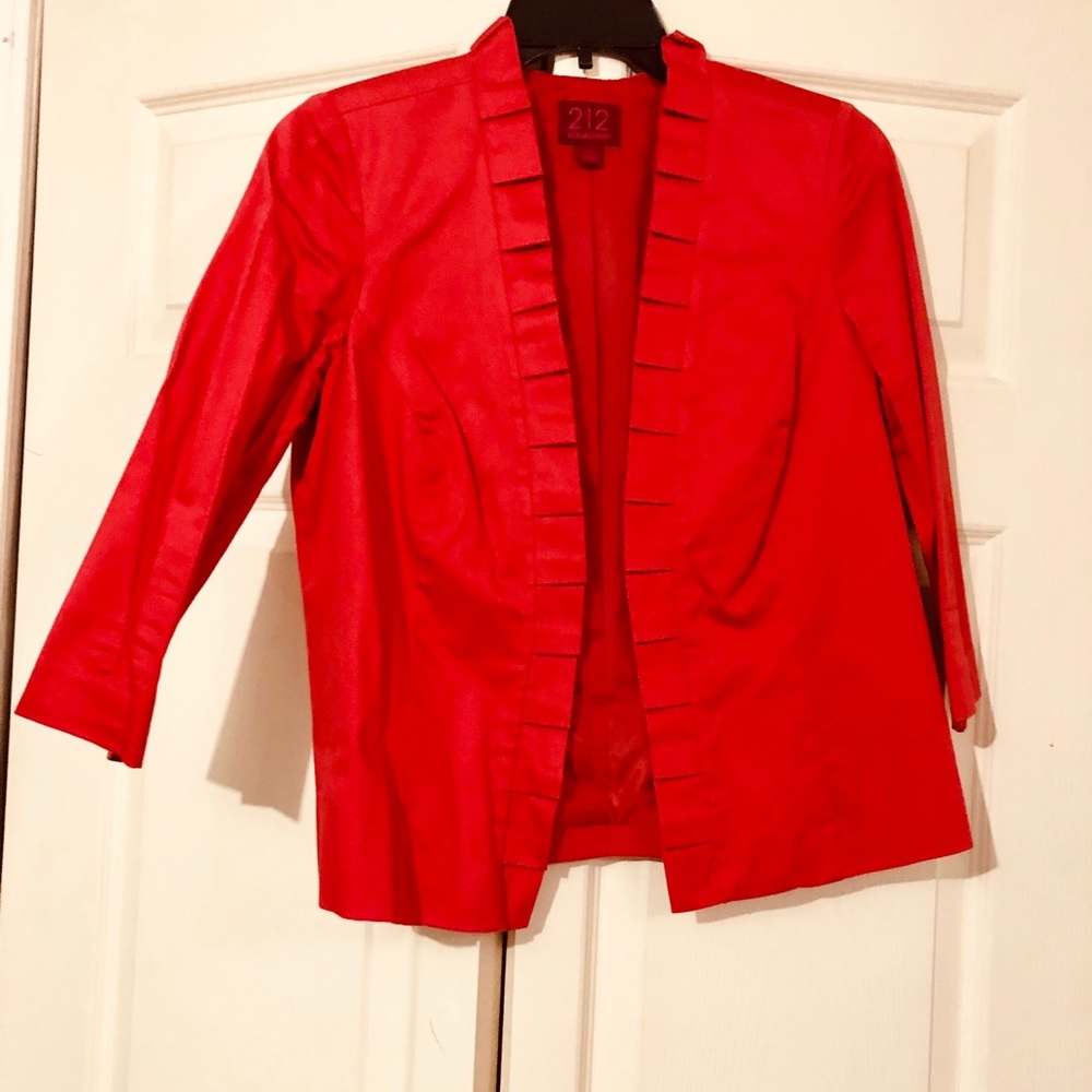 Orange blazer